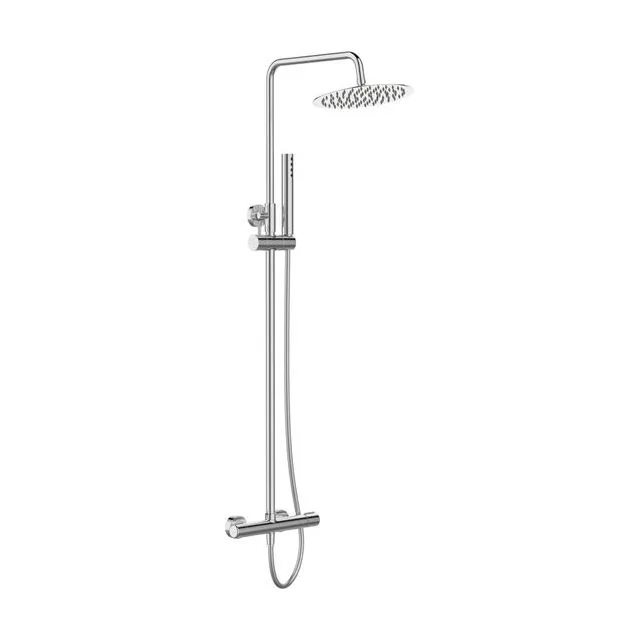 Душевая стойка со смесителем без излива BelBagno UNO UNO-DOCM-CRM