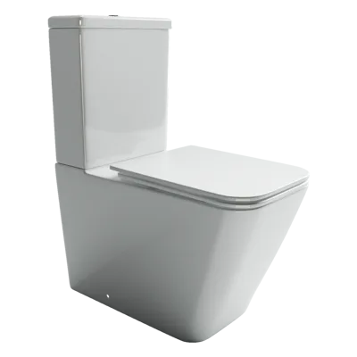 Унитаз напольный с бачком Ceramica Nova Кубик (Cubic) CN1803 белый с сиденьем микролифт смыв воронка-водоворот