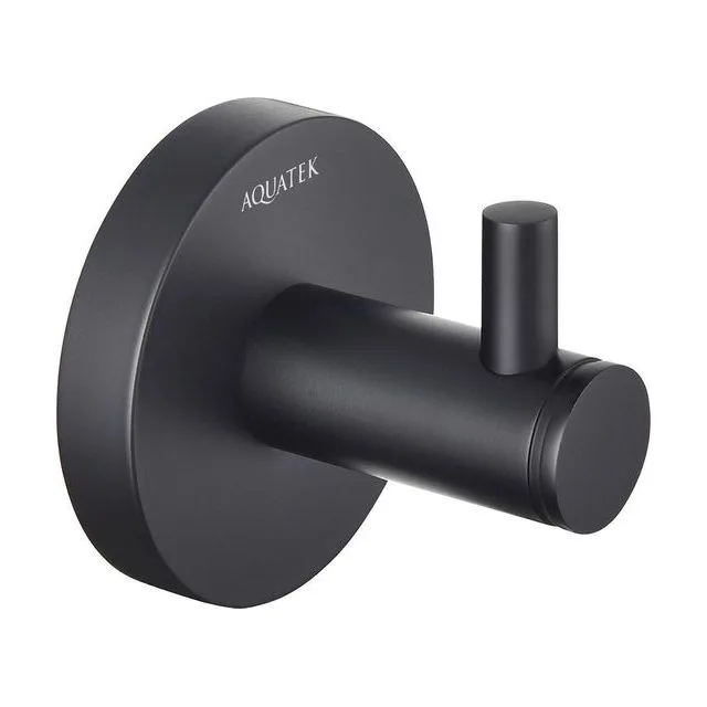 Крючок AQUATEK, матовый черный AQ4101MB ЕВРОПА