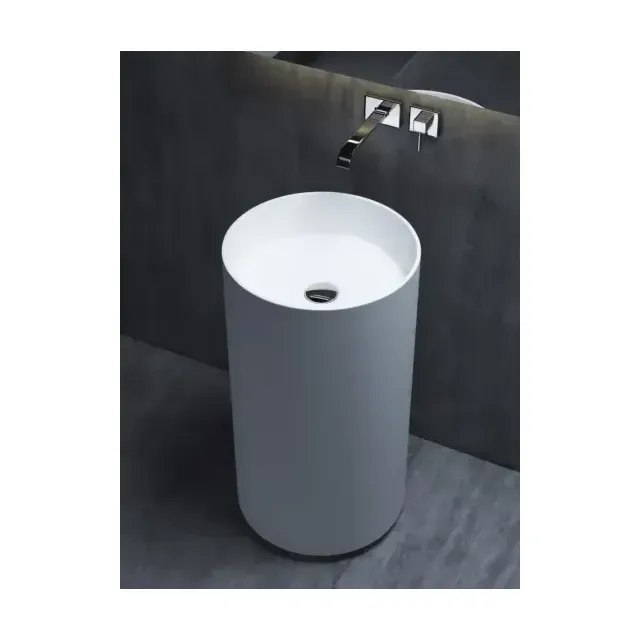 Напольная раковина Salini Armonia 01 S-Sense 45*45*85 белый глянец