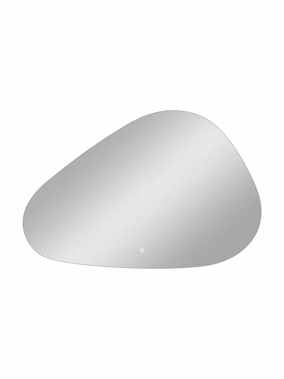 Зеркало Zled-V с LED-подсветкой, 100*70см, асимметричное