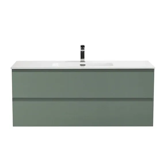 Тумба с раковиной BelBagno Крафт (Kraft) 120 с двумя ящиками еловая матовая (раковина BB1200ETL)