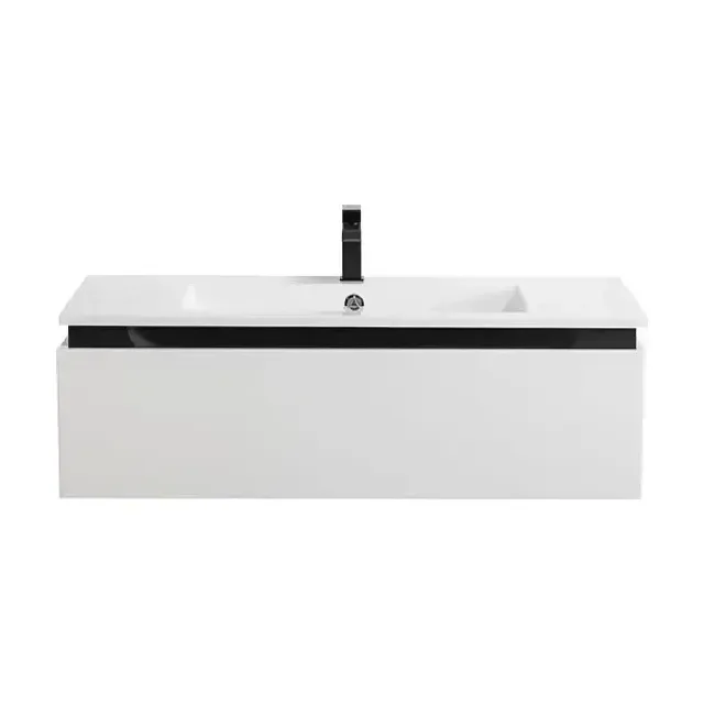 Тумба с раковиной Cezares Движение (Slider) 100 белый матовый