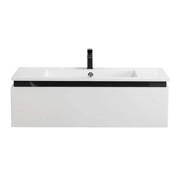 Тумба с раковиной Cezares Движение (Slider) 100 белый матовый