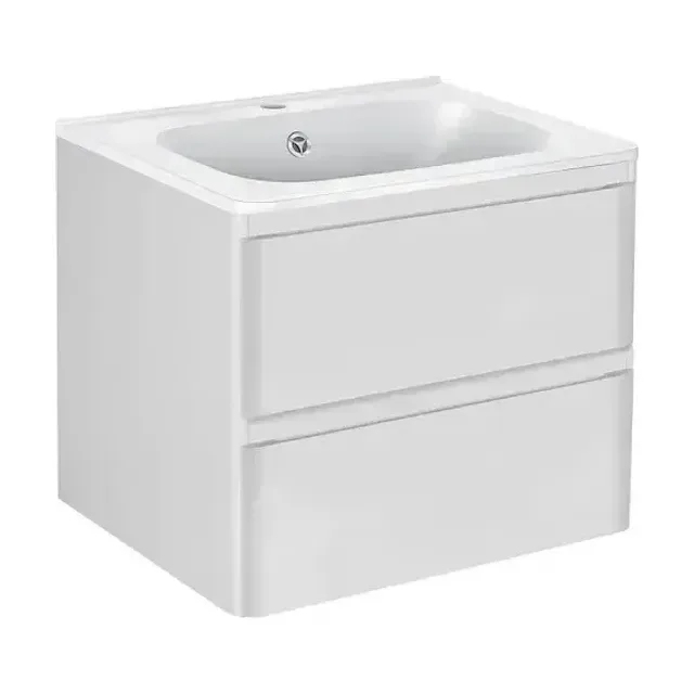 Тумба с раковиной Vincea Вико (Vico) 60 белый глянец