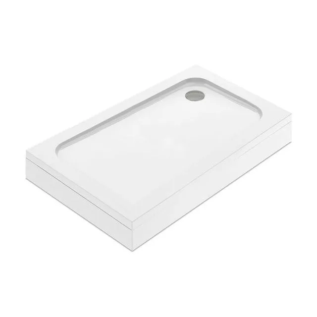 Душевой поддон Domani-Spa Cube 128, 120×80 см, с каркасом и экраном