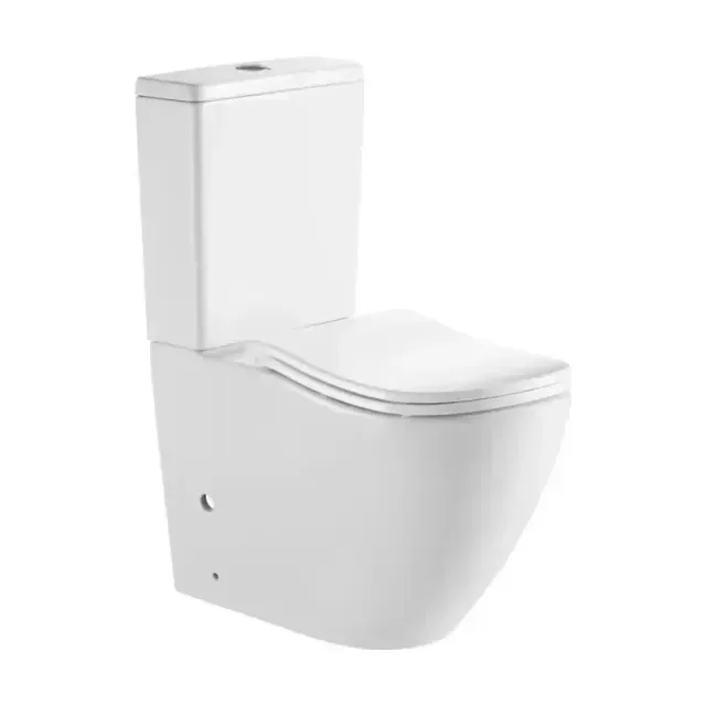 Унитаз-компакт DQ Мюнхен (Munchen) DT1567516 39*67,5 Торнадо безободковый с крышкой-сиденьем микролифт тонкое