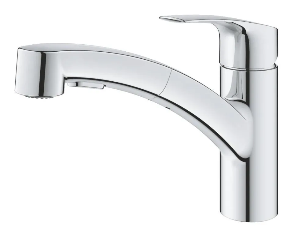 Смеситель Grohe Eurosmart 30305001 для кухни с выдвижным изливом хром