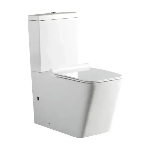 Унитаз-компакт Aquanet Tavr BL-103N-TPT безободковый с крышкой-сиденьем микролифт Slim