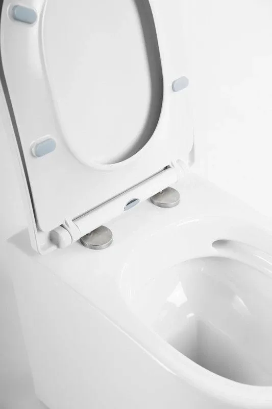 Приставной унитаз BelBagno Марино (Marino) BB105CBR 36*52 безободковый с крышкой-сиденьем микролифт BB2031SC