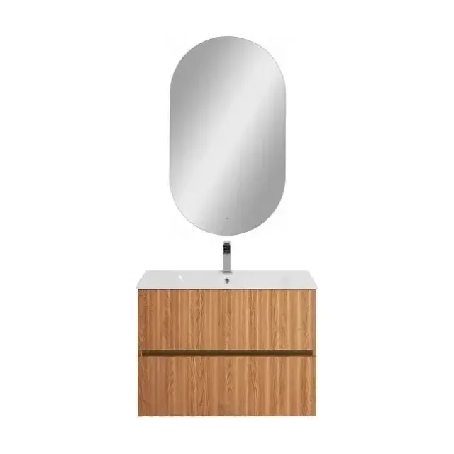 Комплект мебели Art&Max Элегант/Elegant 80 с LED подсветкой ручек бран
