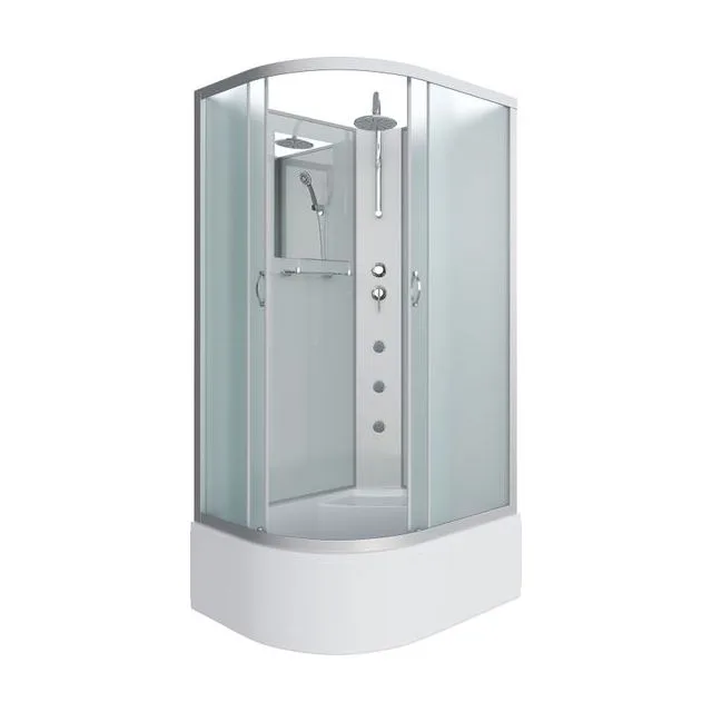 Душевая кабина Niagara Classic NG-2310-14RBKTG (120х80х210) высокий поддон(40см),стекло матовое