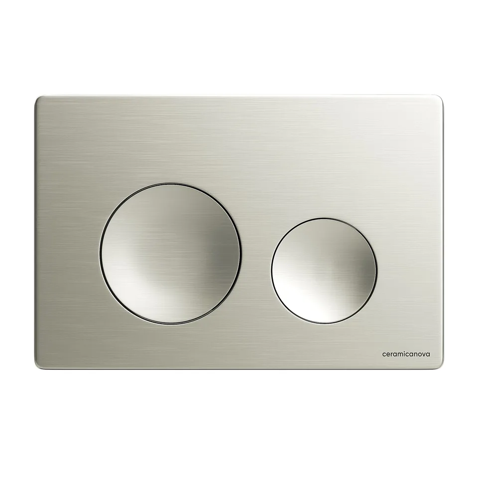 Клавиша смыва Ceramica Nova Баланс (Balance)/Круг (Circle) CN12-001BN никель брашированный