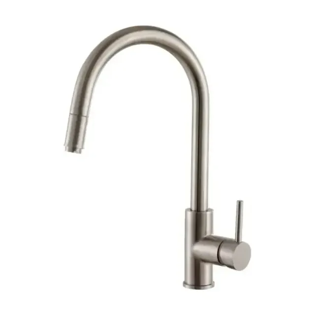 Смеситель Haiba HB70304-5 для кухни сталь матовая