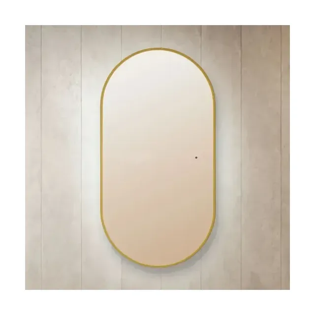 Silver Mirrors Зеркало Вива 55*105 с Led-подсветкой сенсорный выключатель универсальное, золотое