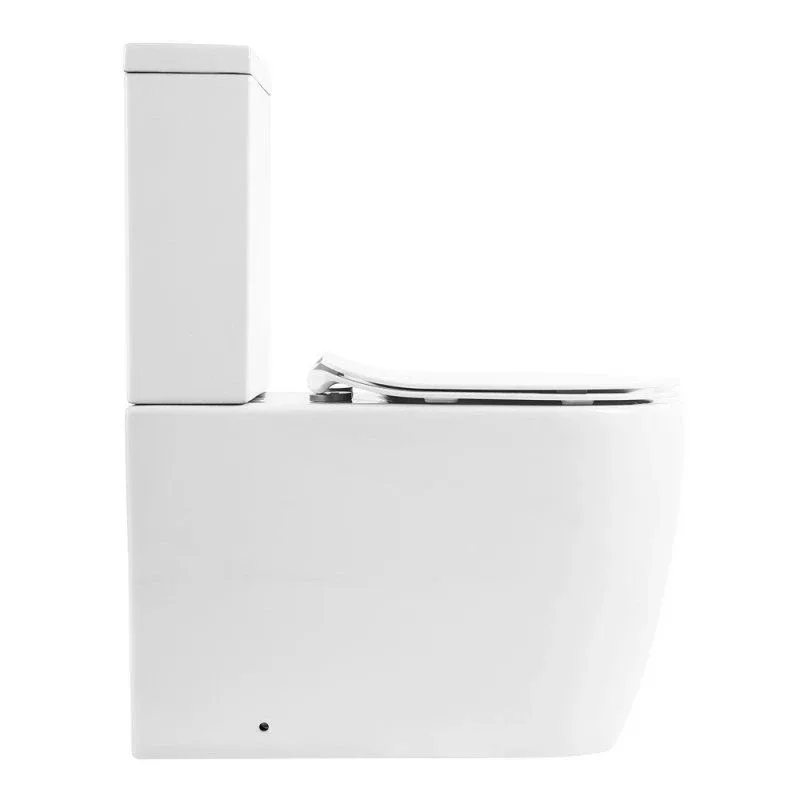 Унитаз-компакт BelBagno Марино (Marino) BB105CPR безободковый,горизонтальный выпуск с крышкой-сиденьем BB2034SC