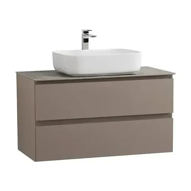 Комплект мебели BelBagno Крафт (Kraft) 90 бежевый матовый (столешница KEP-90-GRN)