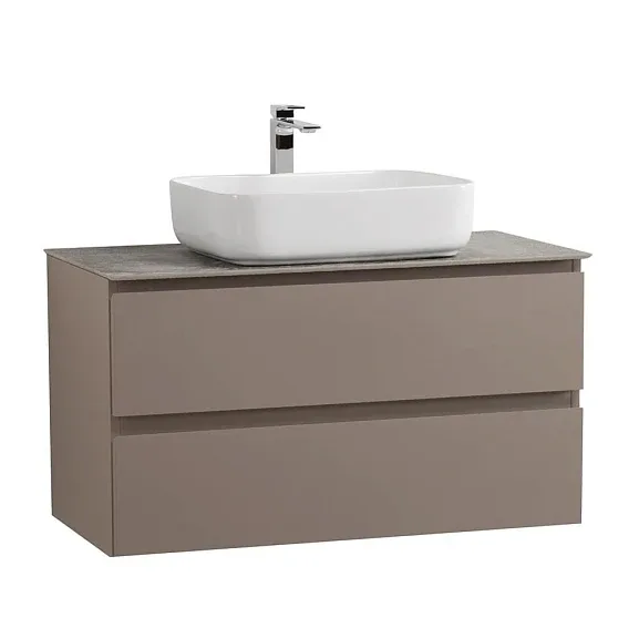 Комплект мебели BelBagno Крафт (Kraft) 90 бежевый матовый (столешница KEP-90-GRN)