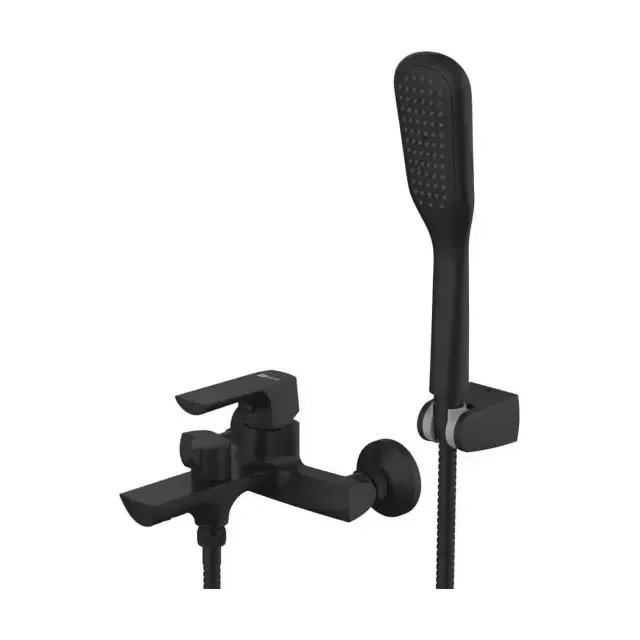 Смеситель Lemark Ursus LM7214BL для ванны и душа черный