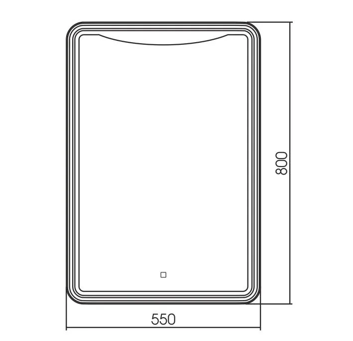 Зеркало Silver Mirrors Мали 55*80 с Led-подсветкой сенсорный выключатель