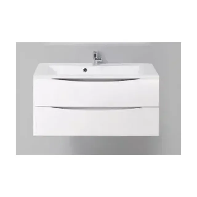 Тумба с раковиной BelBagno Марино (Marino) 100 белый глянец подвесная