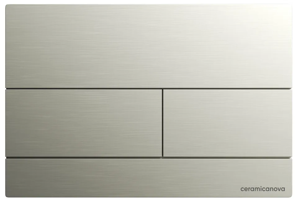 Клавиша смыва Ceramica Nova Баланс (Balance)/Прямоугольник (Rect) CN12-004BN никель брашированный