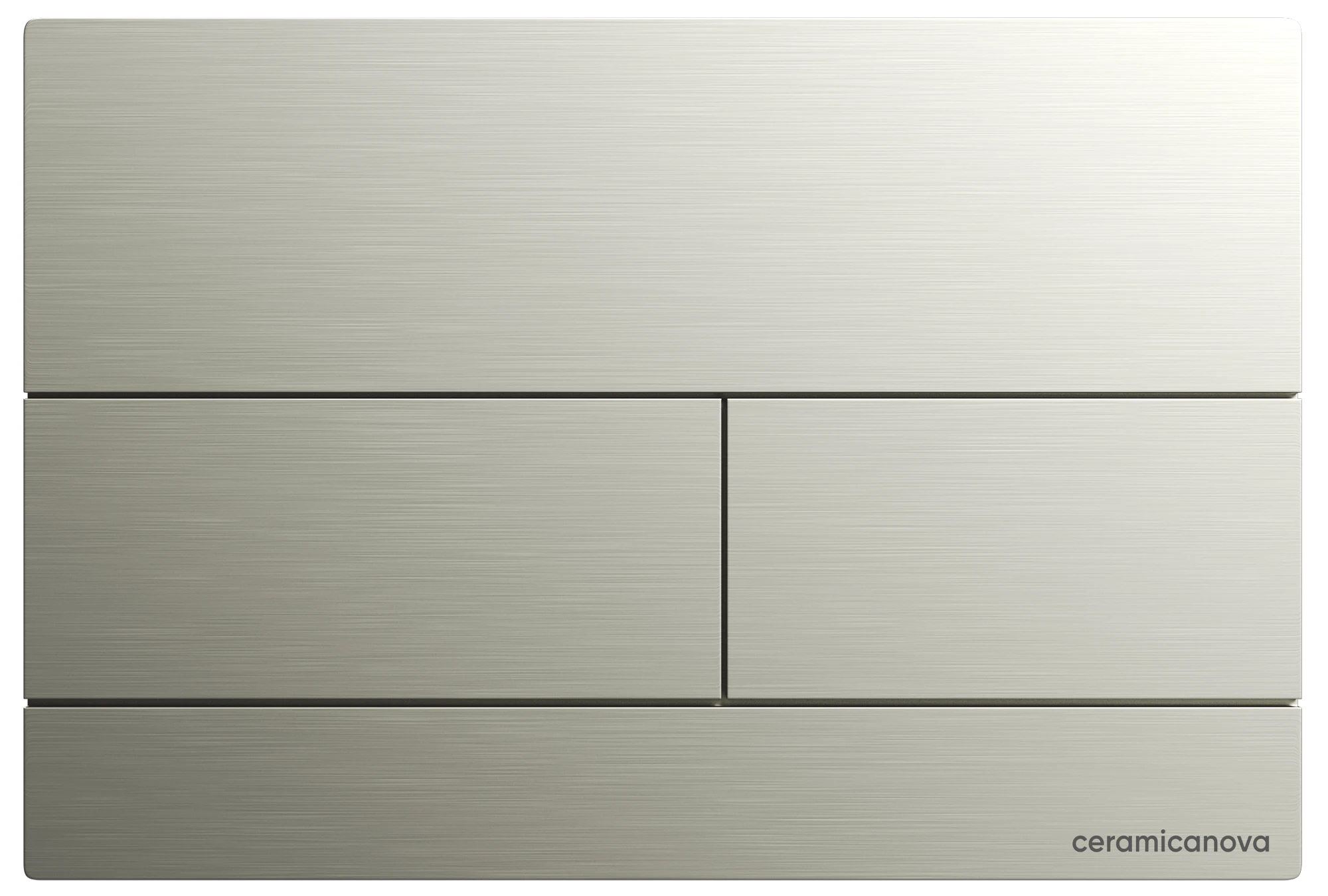 Клавиша смыва Ceramica Nova Баланс (Balance)/Прямоугольник (Rect) CN12-004BN никель брашированный