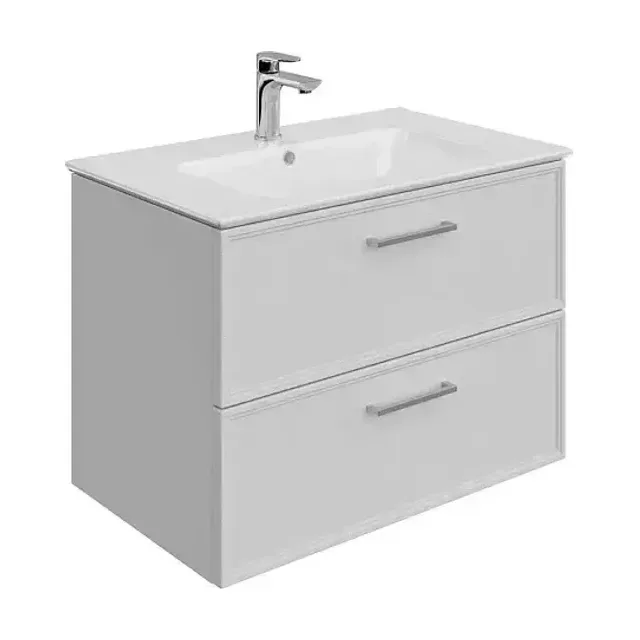 Тумба с раковиной Kerama Marazzi Piano 75 ясень белый матовый