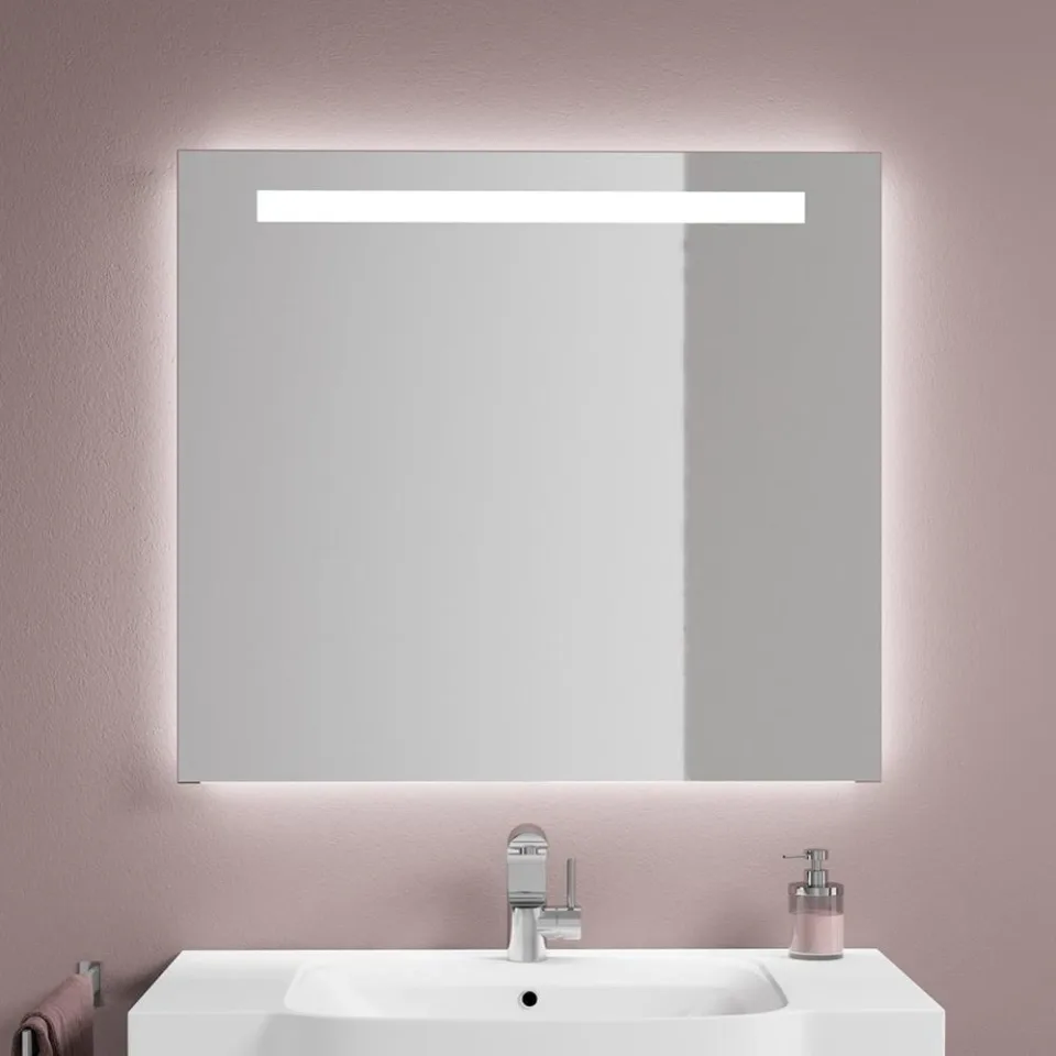 Зеркало SanVit Тандем 80 с Led подсветкой, инфракрасный выключатель