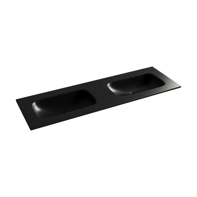 Раковина из сантехнического фарфора Ceramica Nova Грация (Grace) 141 см CN7022MBwx накладная цвет черный матовый