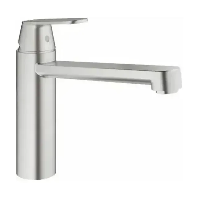 Смеситель Grohe Eurosmart Cosmopolitan 30193DC0 для кухни сталь матовый