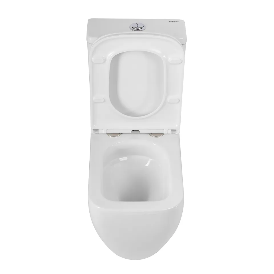 Унитаз-компакт безободковый со смывом TORNADO BelBagno LUCE-TOR BB2197CP-TOR/SC/BB2197T