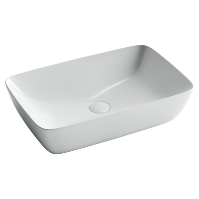 Раковина из сантехнического фарфора Ceramica Nova FORM 58 см CN2003 накладная цвет белый