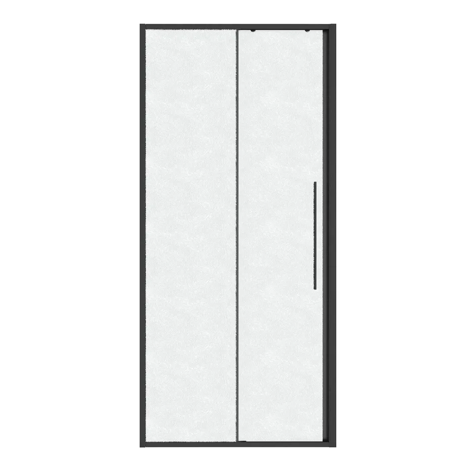 Дверь в нишу Niagara Nova NG-34-L10CHGR (100х195) графит,раздвижная влево,стекло шиншилла,1 место