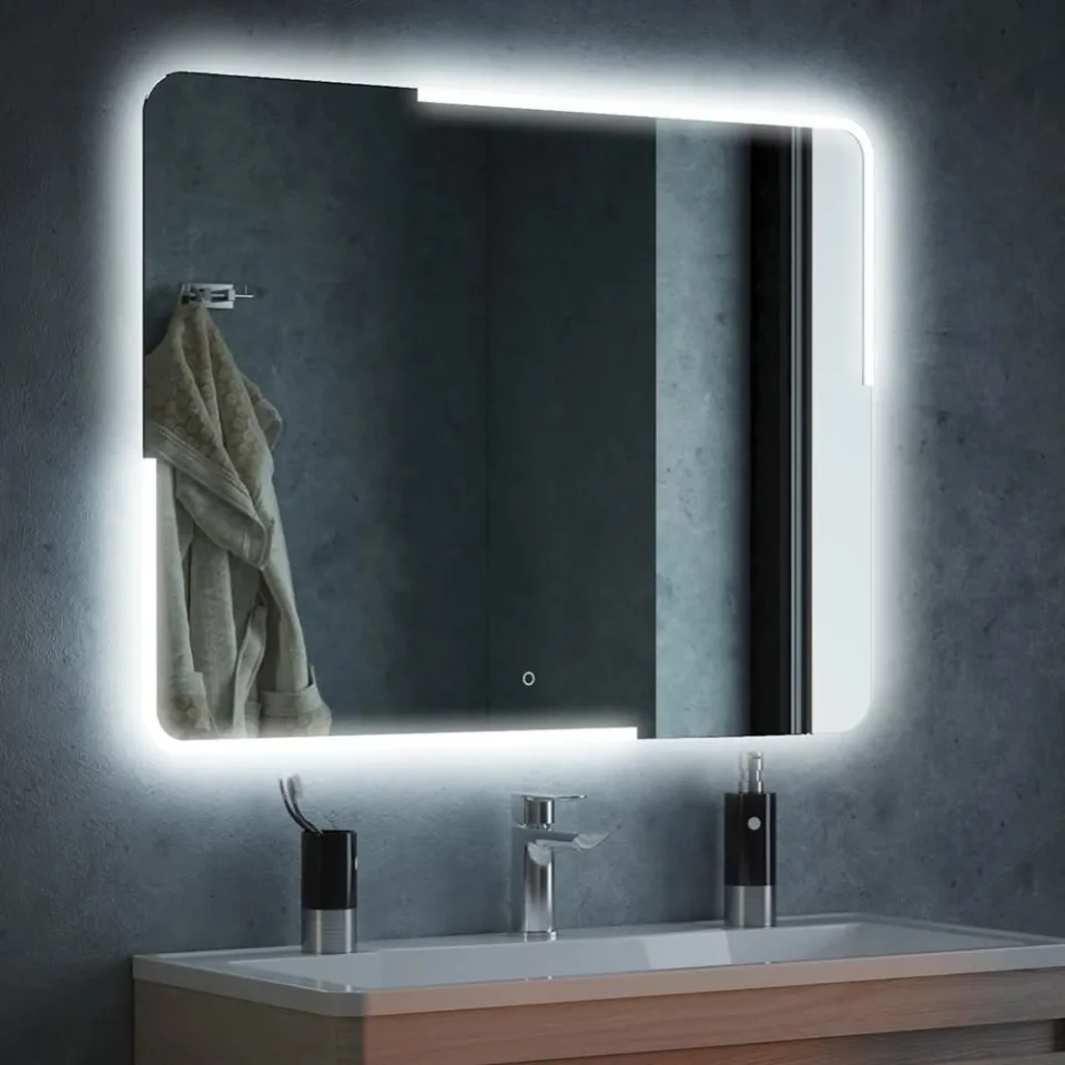 Зеркало Corozo Дуо 100 с Led-подсветкой сенсорный выключатель