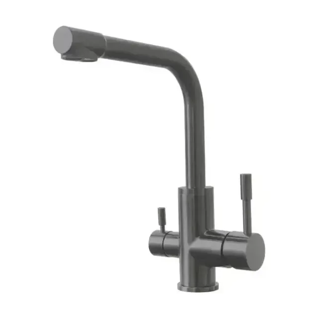 Смеситель Lemark Expert LM5061GMN для кухни с функцией подключения фильтра графит