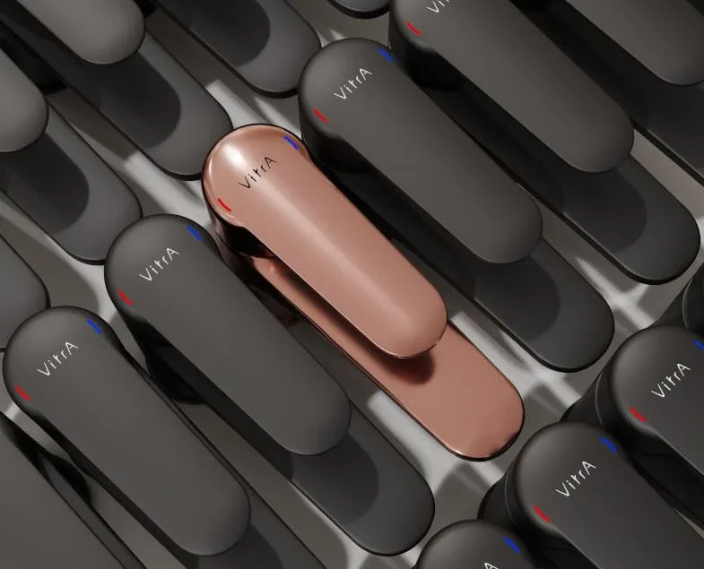 Смеситель Vitra Root Round A4270626EXP для раковины медный