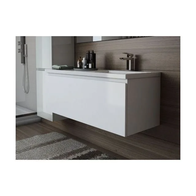 Тумба с раковиной подвесная 1 ящик Эстет Dallas Luxe 120 120 R ФР-00001931