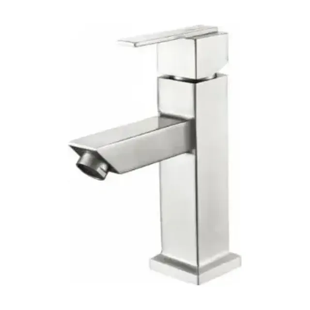 Смеситель Aquanet Steel V3 AF213-10S для раковины сталь, сатин