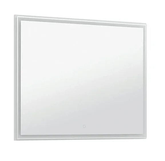 Зеркало Aquanet Nova Lite 100 белый глянец с Led подсветкой