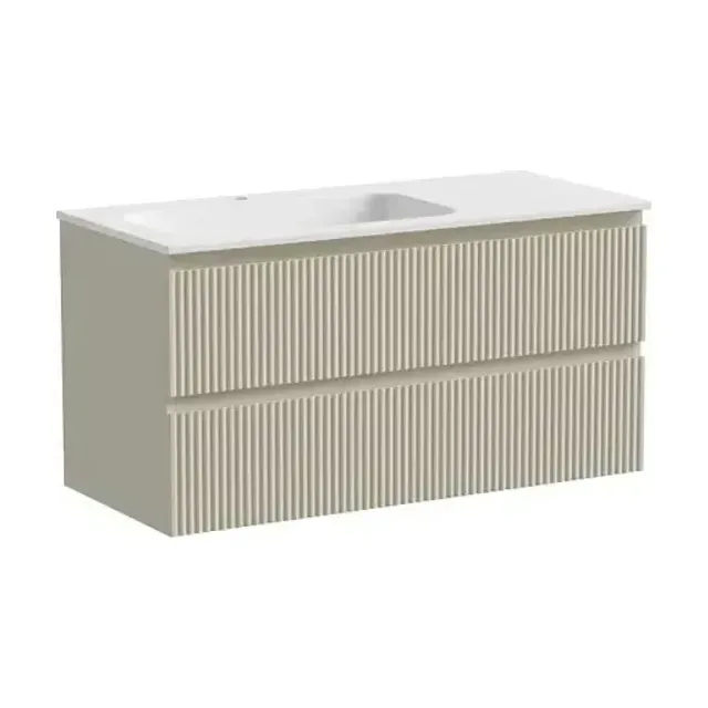 Тумба с раковиной Sancos Сноб Р/Snob R 100 Beige Soft L