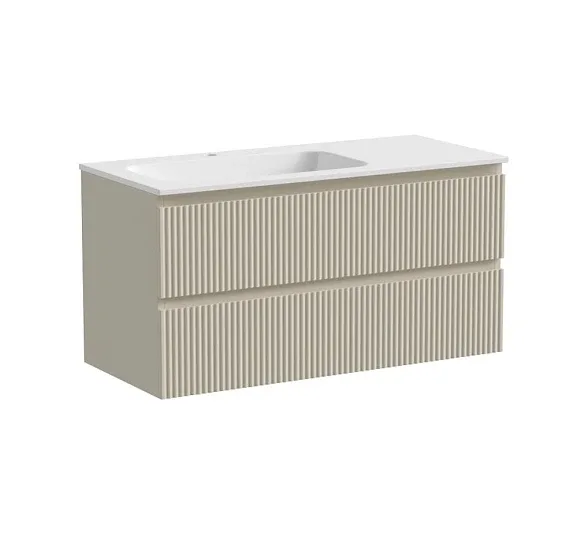 Тумба с раковиной Sancos Сноб Р/Snob R 100 Beige Soft L