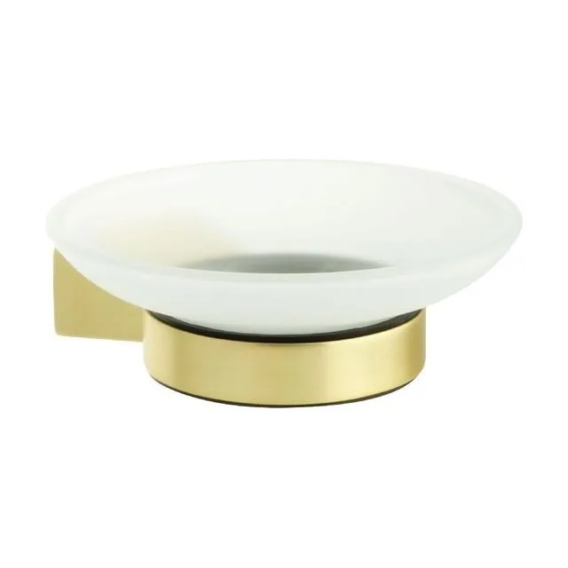 Мыльница стекло Fixsen Trend Gold FX-99008