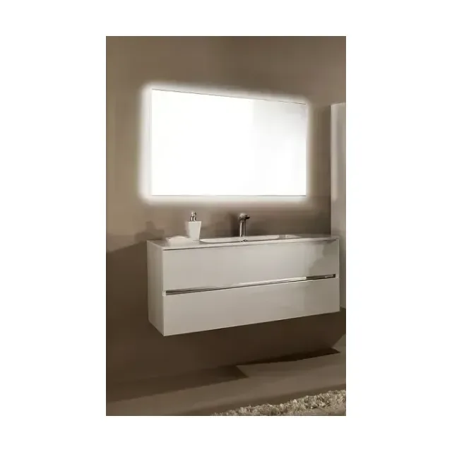 Комплект мебели SanVit Кубэ-2 100 белый глянец/на выбор