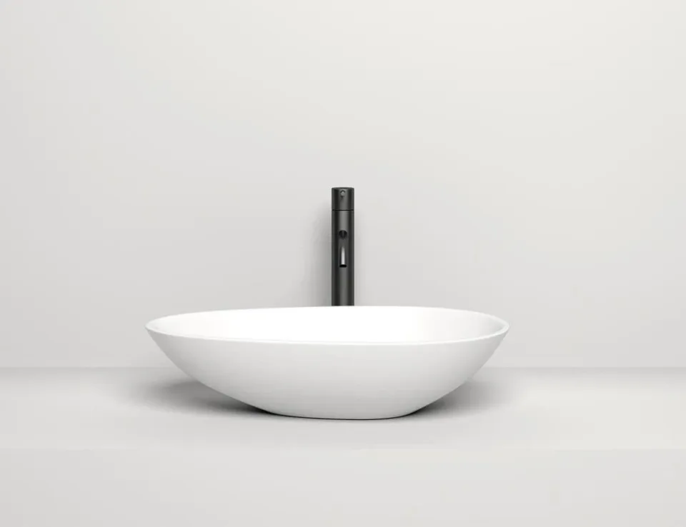 Накладная раковина Salini Paola S-Sense 55,5*32,3 белый глянец