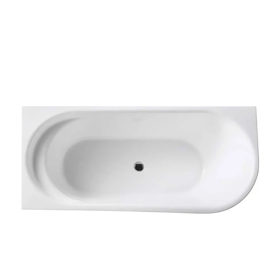 Ванна акриловая Vincea VBT-301-1700L, 1700*780*600, цвет белый, левая, слив-перелив в комплекте, хро