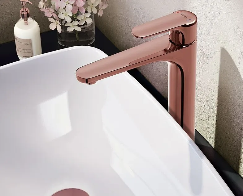 Смеситель Vitra Root Round A4270726EXP для раковины медный