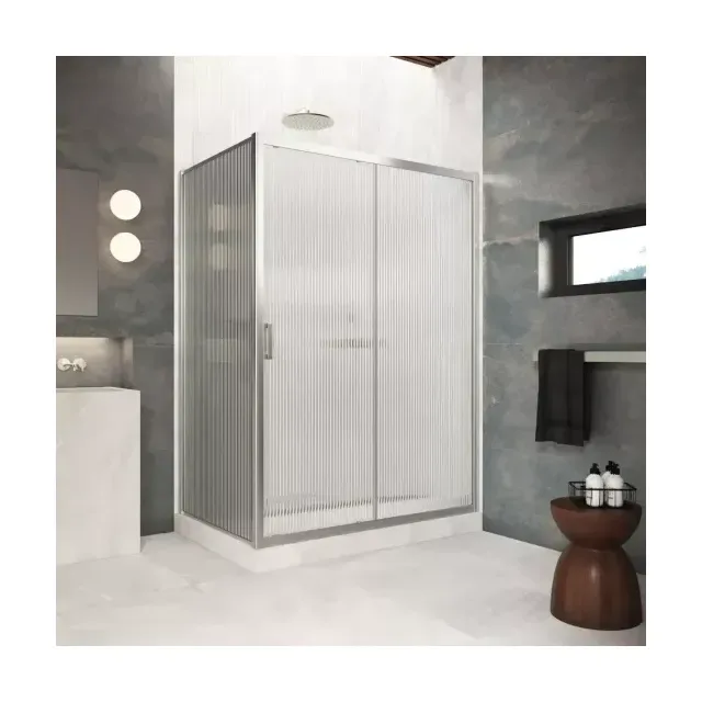 Душевой уголок ZP+ZPV Protec 125*70 04 Moru профиль никель стекло Moru