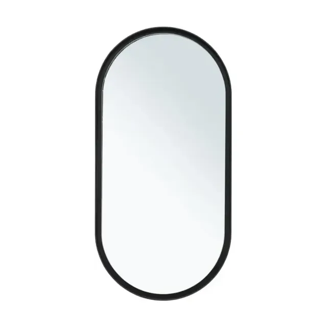 Зеркало Allen Brau Infinity 1.21016.BL 50*100 с Led-подсветкой и инфракрасным выключателем черное матовое