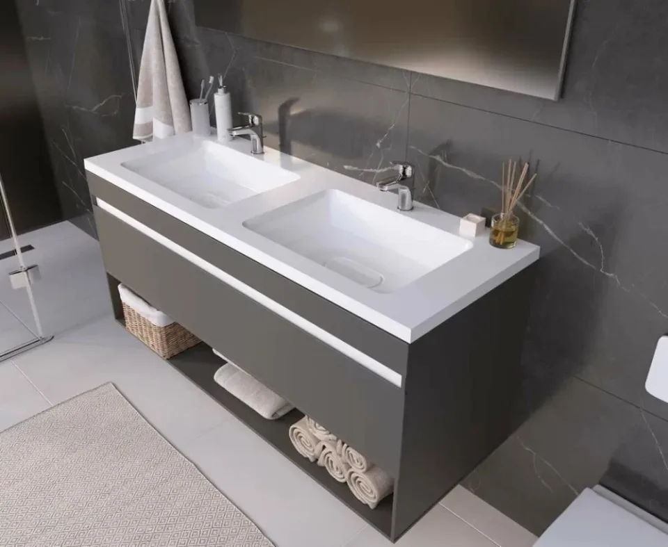 Встраиваемая раковина Madera Modul 122*45 двойная